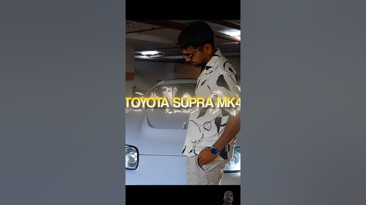 Finally! Toyota Supra Mk4... Original Gangster|