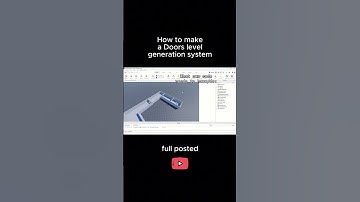 How to script a Doors Procedural Generation system #roblox #scripting