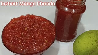 Instant Raw Mango Chunda | कच्चे आम का छुंदा एक बार बनाये  साल भर तक खाये | Cook With Meeta
