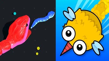 Snake Clash vs Mosquito - All Levels Gameplay (Android,iOS)