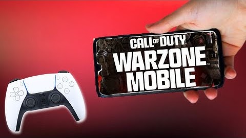 How To Play Warzone Mobile On Controller 🎮 (PS5 & Android)