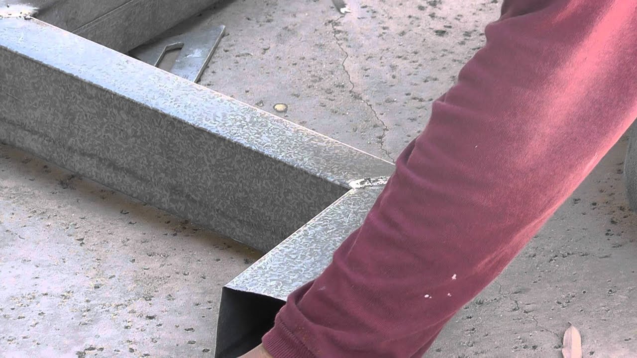 How to Rain Gutters Soldering video 02 YouTube