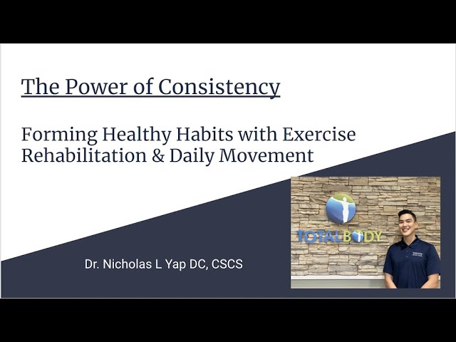 The Renew You Speaker Series - The Power of Consistency with Dr. Nicholas Yap