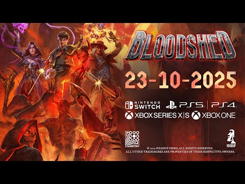 Bloodshed - Console Release Date Announcement Trailer