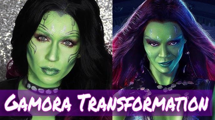 Gamora Guardians Of Galaxy Body Makeup Andrew Velázquez 