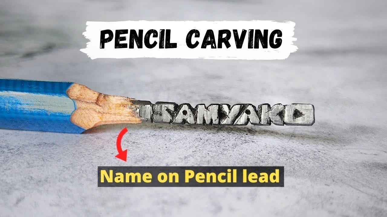 Learn to do Pencil Carving Micro Art YouTube