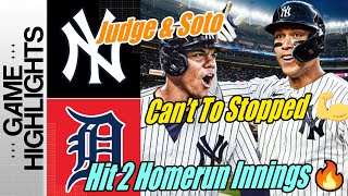 Yankees vs. Tigers Highlights Judge & Soto 2024 make the Yanks Champions Again! 💥GO FOR THE SWEEP 🧹