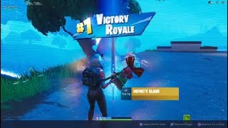 Fortnite New &quot;INFINITY BLADE&quot; Win