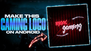 Make This Amazing Gaming Logo On Android | Gaming Logo | Pscc | Pixellab