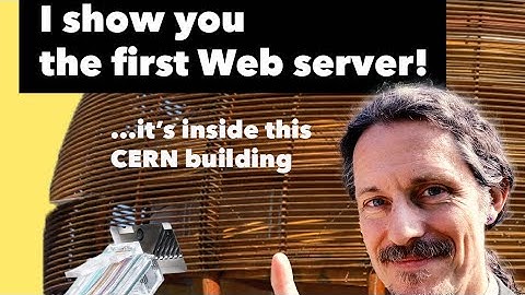 I show you the very first WWW server, which was invented at CERN by Tim Berners-Lee in 1989