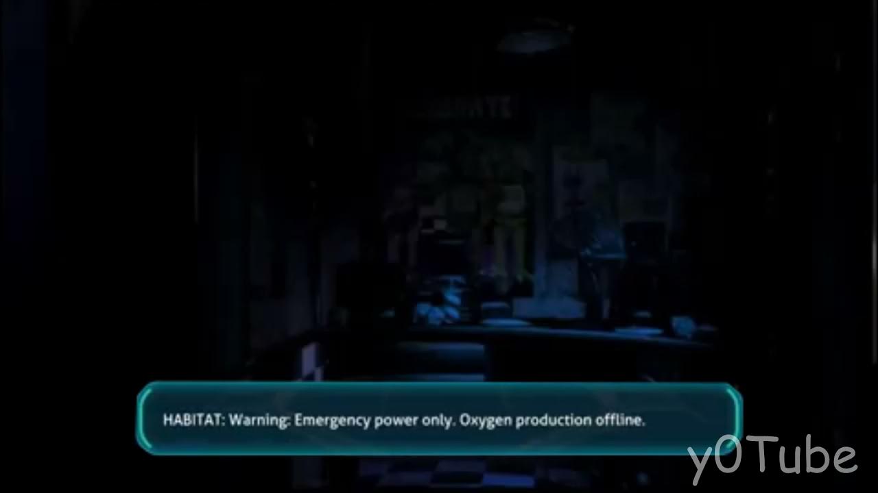 "Warning Emergency power only. Oxygen production offline" YouTube