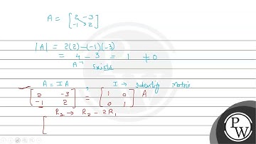 Find the inverse if they exist, by using elementary operations : \[ \left[\begin{array}{rr} 2 & ...