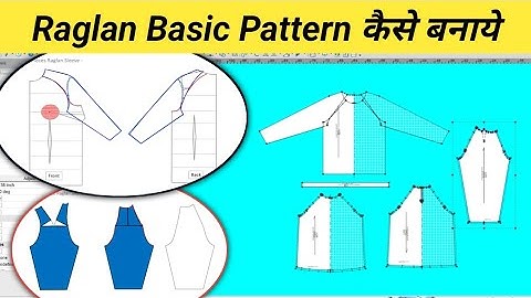 Raglan Pattern kaise banaye by AG Pattern Institute