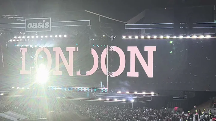Oasis - Intro & Hello - Wembley 2nd August 2025
