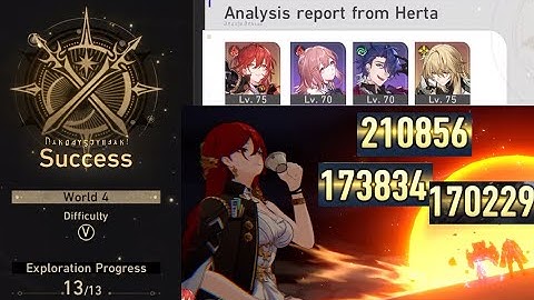 Simulated Universe World 4 Difficulty 5 ft Himeko/Sampo Dot | Nihility Path