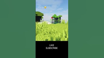 MINECRAFT Normal VS Realistic SHADER #minecraft #shorts