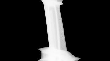 CT scan from a nickel superalloy turbine blade