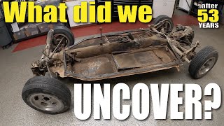 What did WE FIND WRONG when a 1969 Volkswagen Beetle Chassis was disassembled?  Relics? Issues? Lies