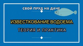 Пруд на даче. Известкование пруда с рыбой как профилактика заболеваний и замора рыб. Свой пруд.