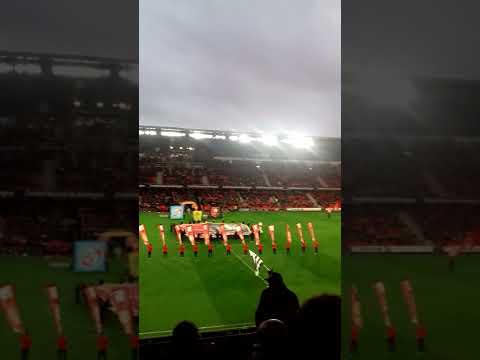 Ambiance au stade de Rennes