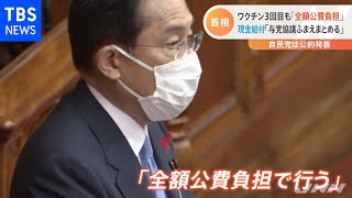 岸田首相 ３回目接種「全額公費負担」表明 自民党は公約発表