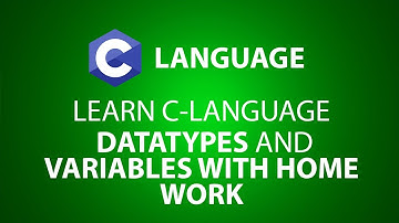 Data Types And Variable in C Programming Language - Tutorial 1 in Hindi/Urdu