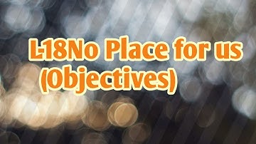 No Place For Us| tlo| l-18 |Class5| ncert |cbse