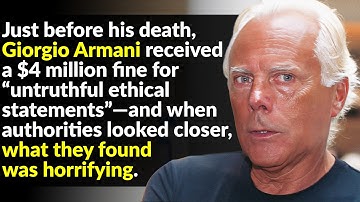 Giorgio Armani Hid Years Of Heartbreak And Scandal From The World