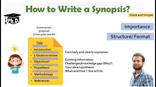 How to write a research synopsis (PhD)?