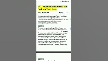 Bsc Sem 4 Math (Hons) 2020-23 Syllabus VBU