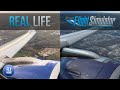 Microsoft Flight Simulator 2020 vs RealLife | Bologna  LIPE | A320 Takeoff | Side by Side comparison