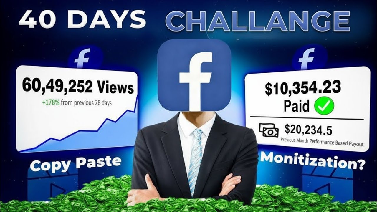 Copy Paste Videos on Facebook page | Monitization on?