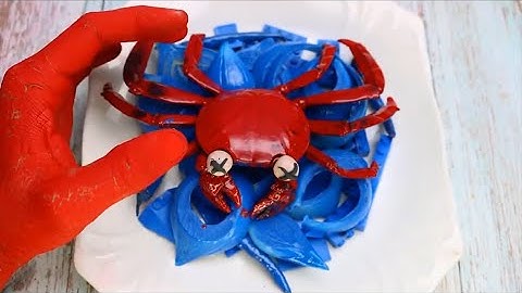 Dừng chuyển động ASMR【Animation】/ Món ăn nguyên thủy Cua hấp Coca co la - Nấu ăn bất thường ! #p01