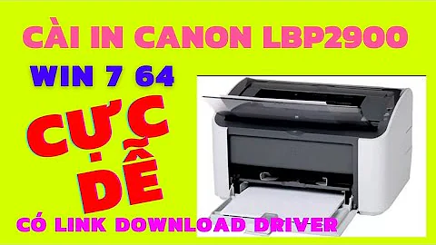 HOW TO DOWNLOAD AND INSTALL CANON LBP 2900/2900b Printer DRIVER FOR WINDOWS 10, 8, 7