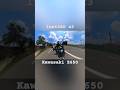 Inst360 x3 on Nake Bike #insta360x3 #kawasakiz650