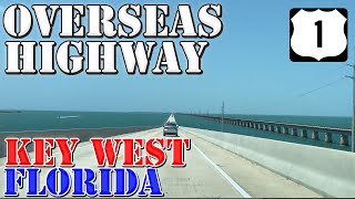 US 1 South  The Overseas Highway  Key West  Florida Keys  4K Highway Drive