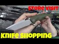 Knife shopping inside a gun store - Indiana Knives