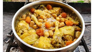 SUPER DELICIOUS AZERBAIJANI CHICKEN STEW RECIPE / ASMR COOKING