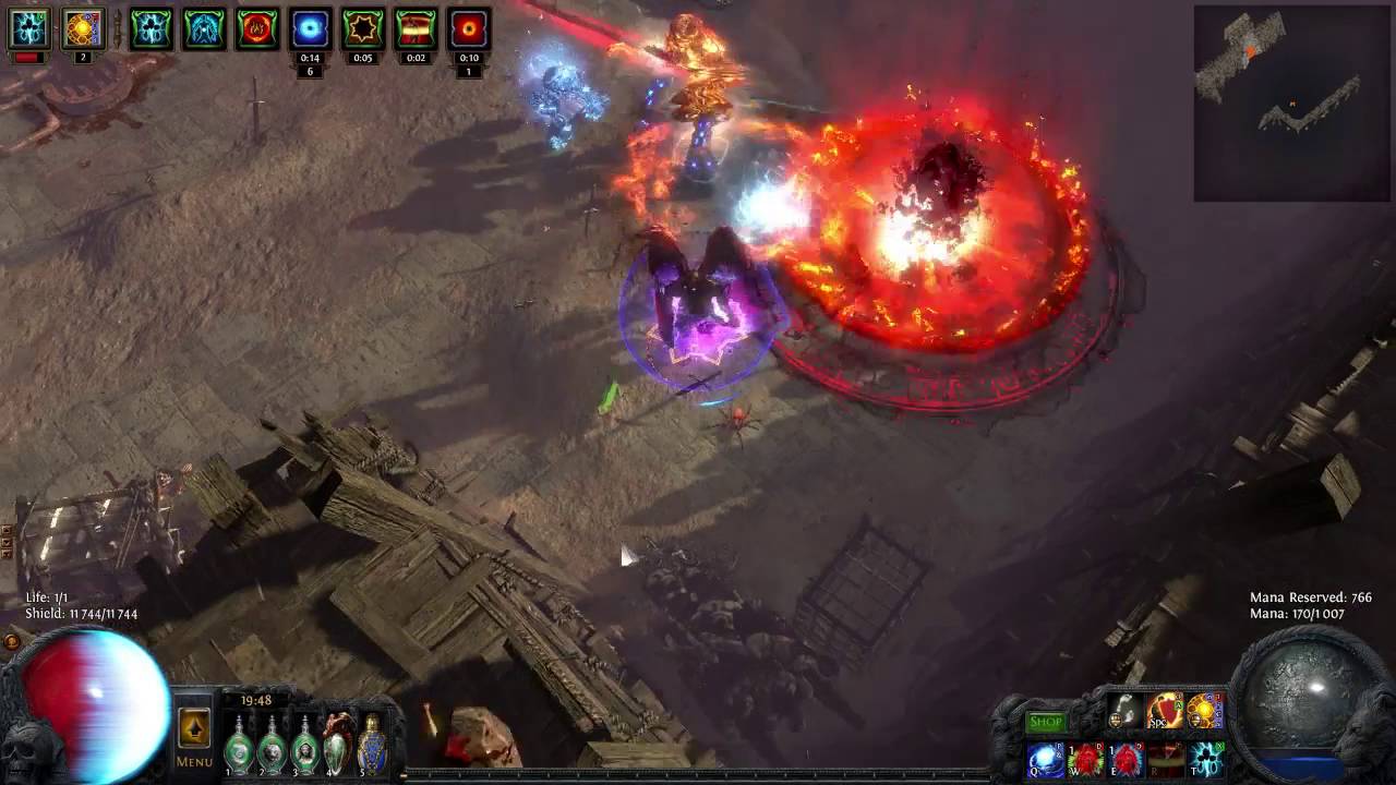 PoE Crit Flameblast Totem Chimera YouTube