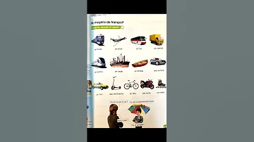 تعرف على وسائل المواصلات باللغة الفرنسية Les Moyens De Transport Viral Shorts 
