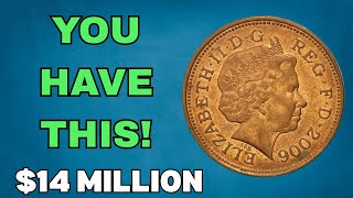 2006 UK Elizabeth II Two Pence Coin Worth $14 Million! Rare Coin Shocks Collectors