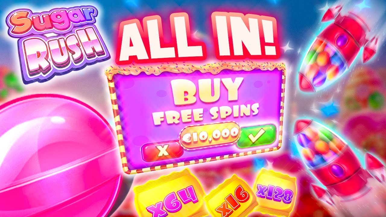 ALL IN SUGAR RUSH BUYS BRINGS THE ENTERTAINMENT AND ALSO BIG WINS 💎#slots #foryou #gambling #casino