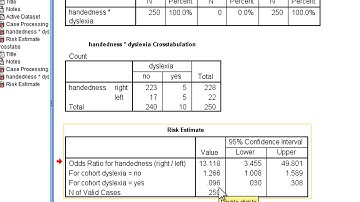 V4.17 - Relative Risk Analysis in SPSS