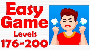 Easy Game - Brain Test & Tricky Mind Puzzle [ Level 176-200 ] Gameplay Solution
