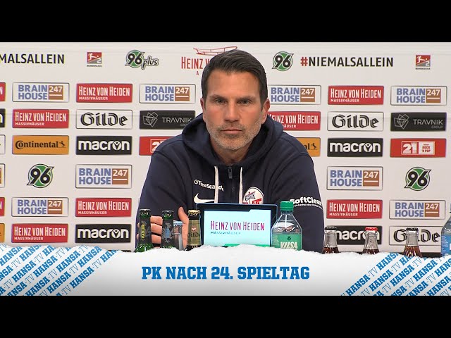 💬 PK nach dem Spiel: Hansa Rostock vs. Hannover 96 | 2. Bundesliga⚽