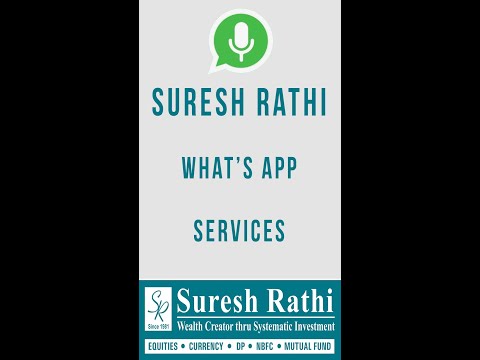 SRSPL Whats App Services | Suresh Rathi Group