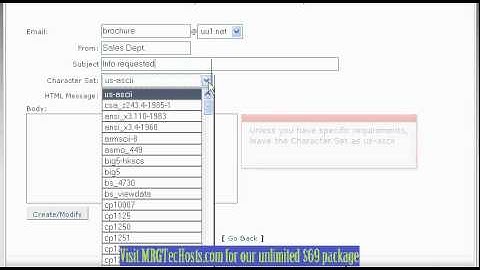 [MRGTecHelp.com CPANEL X3 Tutorial Series] Creating a(n) autoresponder in cPanel