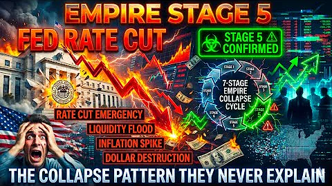 The 7-Stage Empire Collapse Pattern: Fed's 2025 Rate Cut and Tariff Inflation Push USA Into Stage 5