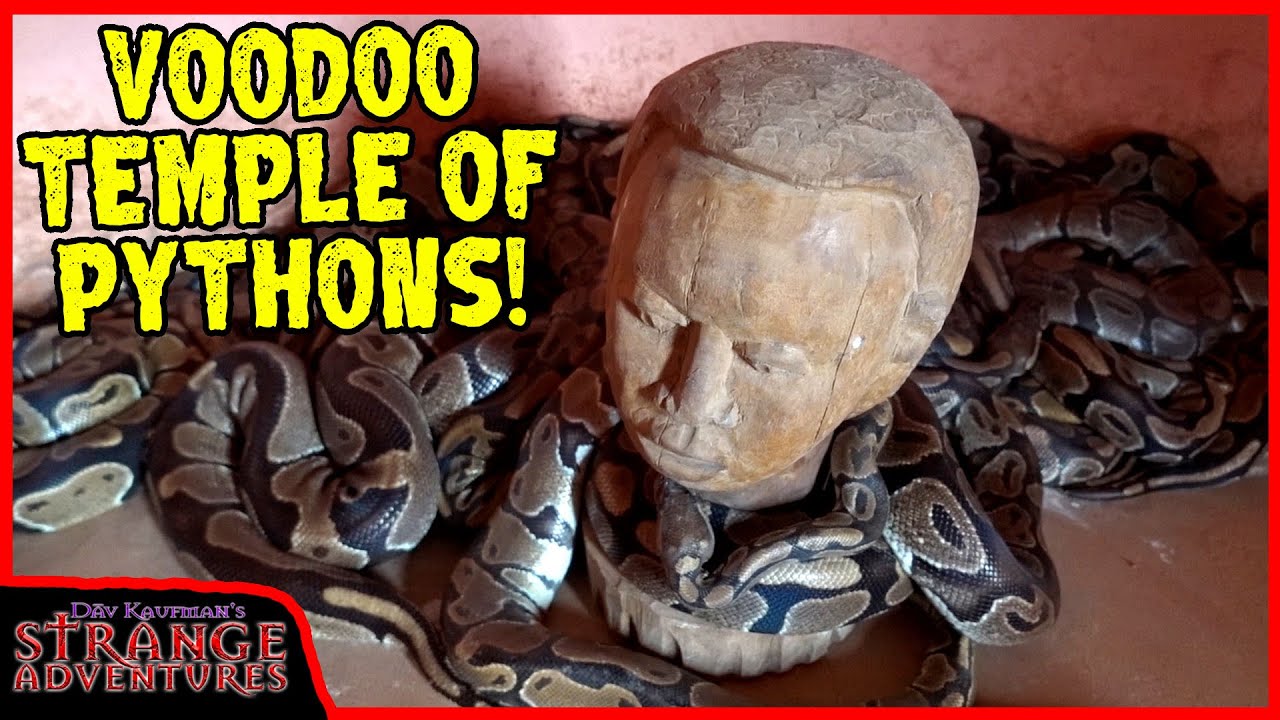 INSIDE THE BALL PYTHON VOODOO TEMPLE IN AFRICA! (Ouidah, Benin, West ...