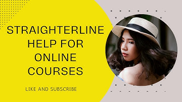 Straighterline help for Online Courses | Straighterline Assignments Help
